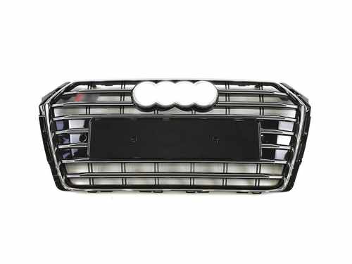 Решітка радіатора Audi A4 S4 2015-2019 Chrome Black