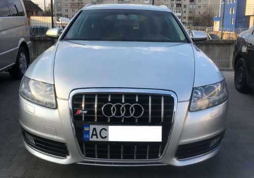 Решітка радіатора Audi A6 C6 S6 2004-2011г Chrome Black