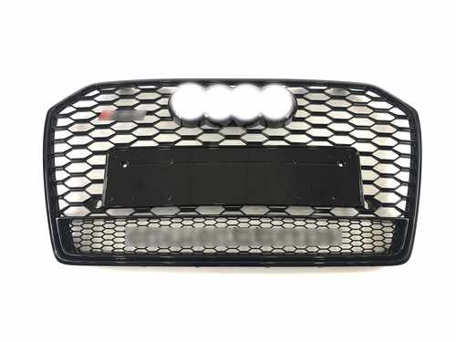 Грати радіатора Audi A6 C7 RS6 14-18г Full Black Quattro