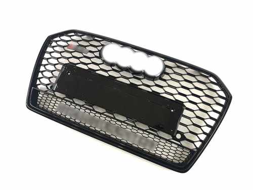 Грати радіатора Audi A6 C7 RS6 14-18г Full Black Quattro