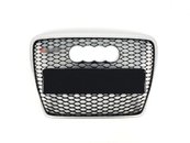 Решітка радіатора Audi A6 RS C6 2004-2011г Black SILVER (рамка)