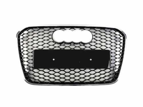 Решітка радіатора Audi A6 RS6 2012-2015г Chrome Black