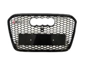 Грати радіатора Audi A6 RS6 2012-2015г Full Black (під камеру)