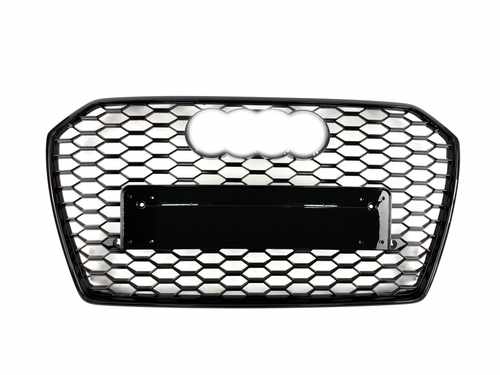 Решітка радіатора Audi A6 RS6 C7 2014-2018г Full Black
