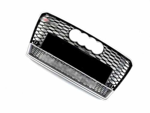 Грати радіатора Audi A7 RS7 2010-2014 рік Black Silver рамка Quattro