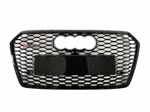 Грати радіатора Audi A7 RS7 2016-2018 рік Full Black