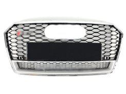 Решітка радіатора Audi A7 RS7 2016-2018г chrome black quattro