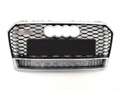 Решітка радіатора Audi A7 RS7 2016-2018 рік Silver Black Quattro