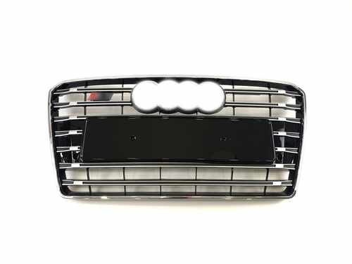 Грати радіатора Audi A7 S7 10-14г Black Chrome