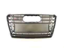 Решітка радіатора Audi A7 S7 2010-2014 рік Silver Chrome
