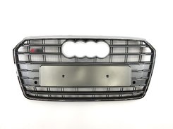 Решітка радіатора Audi A7 S7 2016-2018р Silver Chrome