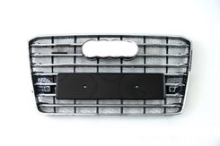 Решітка радіатора Audi A8 D4.5 W12 2014-2017р Chrome Black