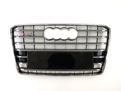 Решітка радіатора Audi A8 S8 D4.5 2014-2017р Chrome Black