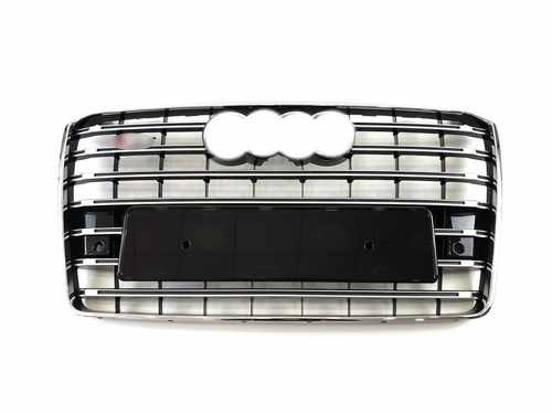Решітка радіатора Audi A8 S8 D4.5 2014-2017р Chrome Black