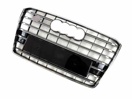 Решітка радіатора Audi A8 S8 D4.5 2014-2017р Chrome Black