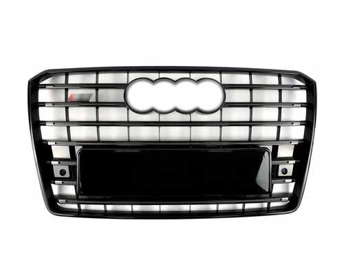 Грати радіатора Audi A8 S8 D4.5 2014-2017р Full Black