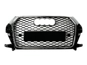 Грати радіатора Audi Q3 RSQ3 14-18г Black Chrome