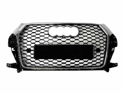 Грати радіатора Audi Q3 RSQ3 14-18г Black Chrome