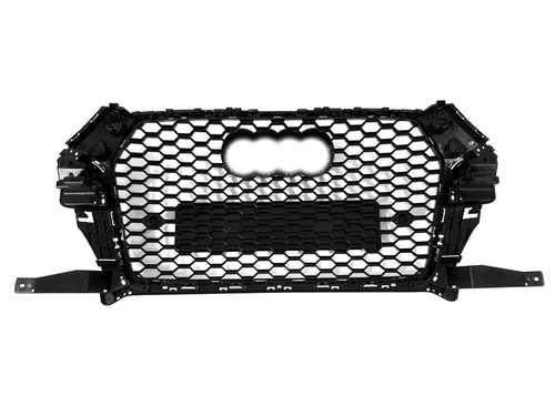 Грати радіатора Audi Q3 RSQ3 14-18г Black Chrome