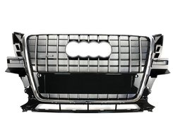 Решітка радіатора Audi Q5 SQ5 2008-20012 рік Black Chrome