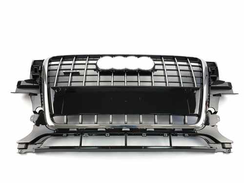 Решітка радіатора Audi Q5 SQ5 2008-20012 рік Black Chrome