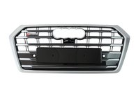 Грати радіатора Audi Q5 SQ5 2016-2019 Silver Black