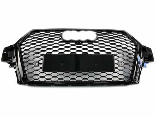 Грати радіатора Audi Q7 RSQ7 2015-2020 Full Black