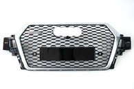 Грати радіатора Audi Q7 RSQ7 2015-2020 Silver Black