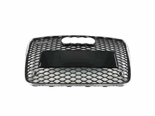 Решітка радіатора Audi Q7 RSQ7 2009-2015рік Chrome Black