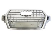 Грати радіатора Audi Q7 SQ7 2015-2020 full silver