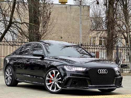 Грати радіатора Audi RS6 2012-2015г Full Black