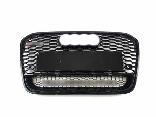 Решітка радіатора Audi Rs6 2012-2015г Full Black Quattro