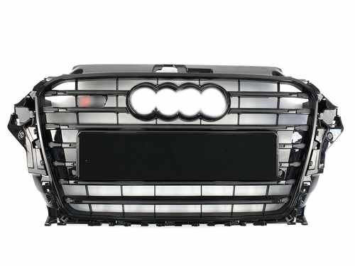 Грати радіатора Audi S3 2013-2015г Full Black