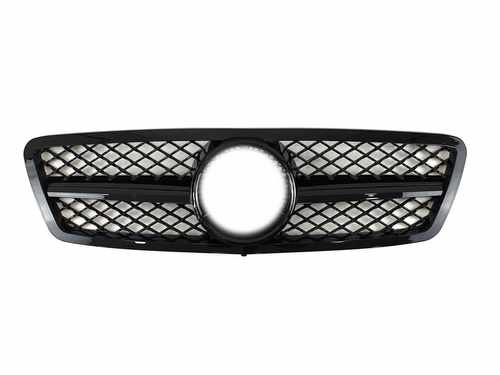 Решітка радіатора Mercedes C-Class W203 2000-2007 рік SL All Black