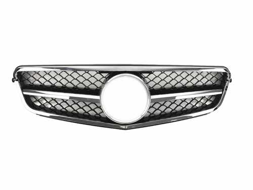 Решітка радіатора Mercedes C-Class W204 2007-2014 рік SL Chrome Black