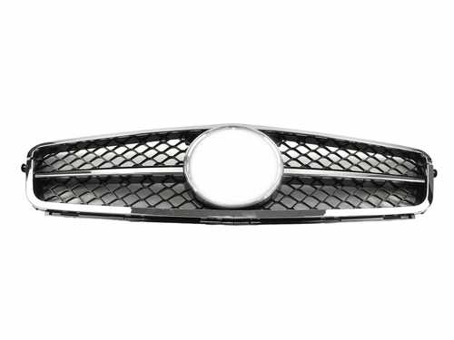 Решітка радіатора Mercedes C-Class W204 2007-2014 рік SL Chrome Black
