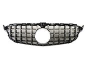 Решітка радіатора Mercedes C-Class W205 2018-2020 GT Chrome Black