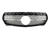 Решітка радіатора Mercedes CLA-Class W117 2013-2016 рік Diamond Silver