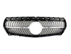 Решітка радіатора Mercedes CLA-Class W117 2013-2016 рік Diamond Silver