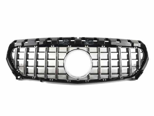 Решітка радіатора Mercedes CLA-Class W117 2013-2017 GT Chrome Black