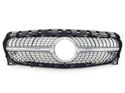 Решетка радиатора Mercedes CLA-Class W117 2017-2019год Diamond Silver