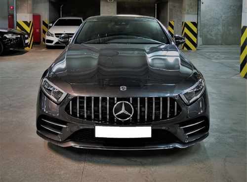 Решітка радіатора Mercedes CLS-Class C257 2018-2020 рік (GT Chrome Black)