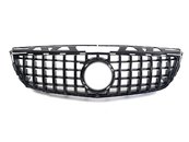 Решітка радіатора Mercedes CLS-Class W218 2011-2014 GT All Black Зірка Хром