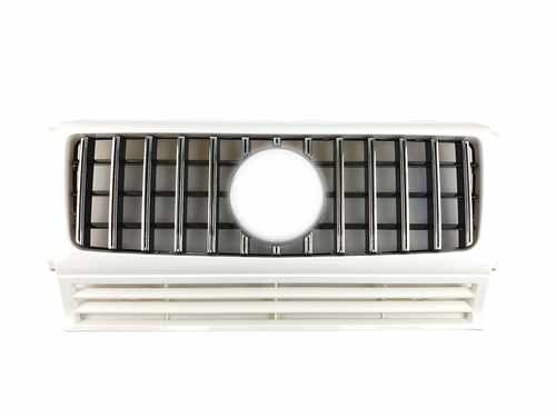 Решітка радіатора Mercedes G-Class W463 1990-2015 GT White Chrome