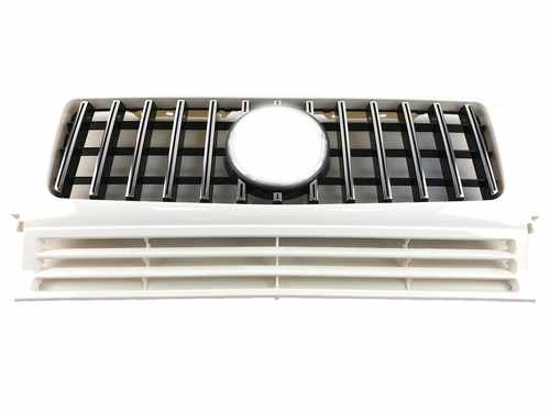 Решітка радіатора Mercedes G-Class W463 1990-2015 GT White Chrome