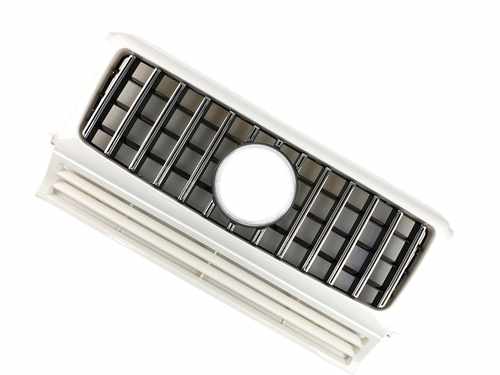 Решітка радіатора Mercedes G-Class W463 1990-2015 GT White Chrome