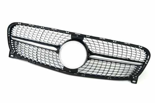 Решітка радіатора Mercedes GLA-Class X156 2014-2017 рік Diamond Black