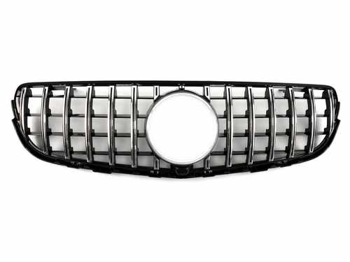Решітка радіатора Mercedes GLC/GLC Coupe-Class X253/C253 2015-2019 GT Chrome Black