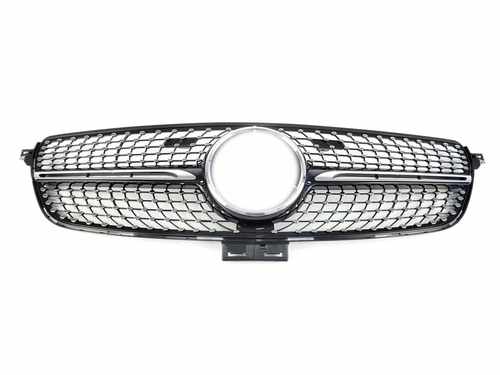 Решітка радіатора Mercedes GLE-Class W166 2015-2018 Diamond Black