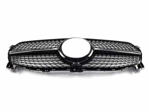 Решітка радіатора Mercedes GLE-Class W167 2019-2020 рік (Diamond Black)